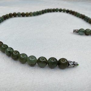 Rich Vibrant Jade Necklace - image 1